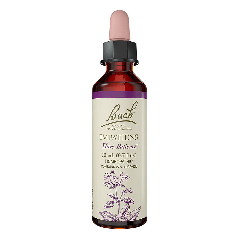 Bach Original Flower Essences For Naturally Occurring Nervous Tension, Impatiens, 20 Ml